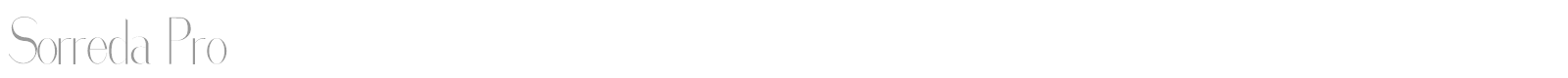 Sorreda Pro font preview